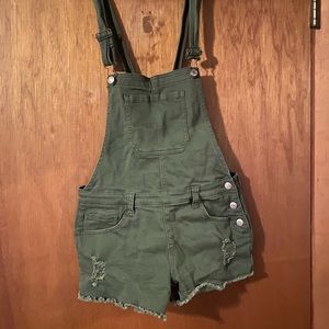 Forever 21 overall shorts